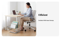 3-Tier Rolling Basket Shelf Movable with casters Utility Cart Multilevel Design
