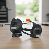 Molded Motorcycle Handlebar Switch with Wiring Harness Allall-Encompassing Handlebar Switch with Wiring Harness Easy to Install Long-Lasting for Scooter Owners