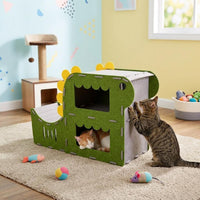 Feline Bed Scratcher Combo Wear Resistant Pet Furniture Sleeping Nook