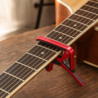 Metal Guitar Capo Quick Change Clamp for Acoustic Electric Guitars, Ukulele, Banjo, Mandolin