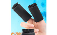 Stretchy Finger Sleeve with Gel Soft Gel Finger Protector Flexible Safeguarding Cover Lightweight for Gamers, Typing