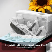 Creative Gift Tear-Remove Paper Art Calendar Multi-Functional 3D Art Memo Pad Multifunctional for Students, Holiday Gifting, Study Room