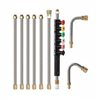 10 Pieces Car Wash High Pressure Lance Kit Quick Connect Pressure Washer Extension Set Leakproof