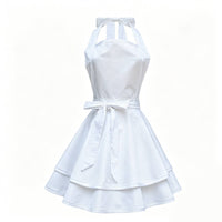 Waterproof Apron TPU Material Princess Apron Easy to Clean Covering Garment for Women