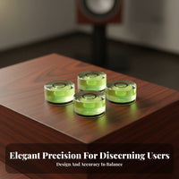 Turntable Exact Equilibrium Precision Record Player Leveler Improves Sound Quality Turntable Bubble Level for Shelf Mounting, Carpentry