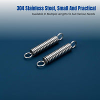 Stainless Steel Extension Spring, 304 Hooked Tension Spring, for Bike, Saw, Display Stand, Oven, Door