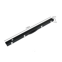 Metal Latches Billiard Cue Case Hinged Lid Hard Cue Case Fitted Handle Sports Gear Lined Interior