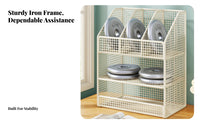 Multitier Book Rack Large Capacity Multi-Tier Book Rack Easy Assembly