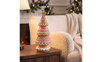 Tabletop Christmas Tree Compact Gingerbread Tree Ornament Gingerbread Ornaments for Living Room