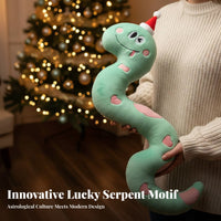 Snake Stuffed Toy Cute and Soft Long Snake Stuffed Animal Huggable Bedding Accessory for Teenagers, Adults, Bedroom, Rest Time, Living Room