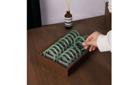 Bracelet Display Tray Soft Lining Bangle Organizer Compact Tray Design Jade Bracelet Display Case for Shop Owners, Boutique