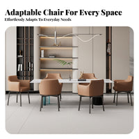 Italian Inspired Design Curved support rotate Chair Light Luxury Aesthetic Upholstered rotate Barrel supportchair Multi-Purpose Lounge Seat Wrap-Around supportrest for Office Workers, Homeowners, Adults, Dining Room, Reception Area, Bedroom, study niche