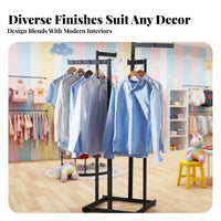 Freestanding Multi-limb Display Stand sturdy Construction Adjustable 4-limb Rack SpaceSaving retail outlet apparatus Easy Assembly for Retailers, Boutique Owners, Showroom, Market Stall