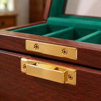 Wooden Watch Box Lockable 8-Slot Watch Box Dust Protection