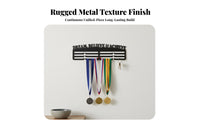 Showcase Achievements Medal Display Hanger Sturdy Steel Construction Wall Mounted Medal Hanger Easy to Install for Runners, Bedroom, Office