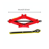 Labor-Saving Ratchet Lifting Device Stable Wide Base Lifting Device Non-Slip Saddle for Roadside Emergency, Garage