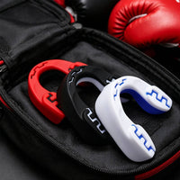 Food-Grade Material Boxing Mouth Guard Shock Absorbent Athletic Mouthguard Phthalate-Free Safe Boxing Gum Protector Heavy Duty Protection for Boxers, Athletes, Training