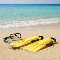 Kids Swim Fins Lightweight Adjustable Diving Fins Wear-Resistant Swim Flippers for Snorkeling