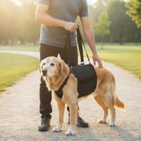 Adjustable Straps Dog Rehabilitation Harness Multi-Functional Pet Grooming Sling Padded Handle for Elderly Dogs, Stair Climbing, Car Entry