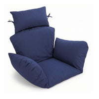 High-Back Hanging Chair Cushion Comfortable Egg Chair Cushion Luxurious Ergonomic
