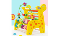 Wooden Deer with Bead Maze Educational Bead Maze Hands-on for Classroom