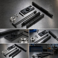 Versatile Universal Joint Bearing Puller Manual Automotive Puller Tool Kit Black Matte Sturdy for Mechanics