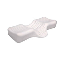 Contoured Latex Pillow Cervical Support Pillow Bedding Accessory for Bedroom