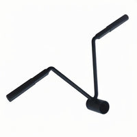 Back Training T-Bar Row Handle Solid Steel T-Shaped Bar Row Handle Angled Grip Fitness Accessory Ergonomic Design for Home Workout