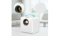 Portable Mini Display Device Compact Cube Display Device for Movie Nights, Bedroom