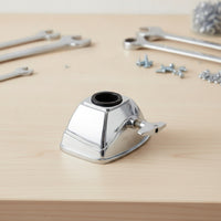 Drum Bracket with Tightening Knob Metal Drum Mounting Bracket Silver for Drummers