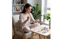 Adjustable Bead Loom with Wooden Rollers DIY Metal Bead Loom Long-Lasting Stable for Hobbyists