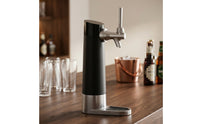 Tap Beer Dispenser Powered Beer Creamer Black Single Spout Dispenser