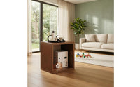 Single-Cube Bookshelf Compact Open-Faced Storage Cabinet Modern Style Bookcase