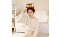 Cartoon Dog Headband Paw Details Dress-up Item Comfortable to Wear