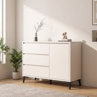 Freestanding Sideboard Modern Low Sideboard Minimalist Storage Cabinet for Living Room, Entryway, Bedroom