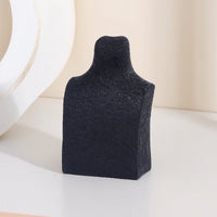 Necklace Display Stand Black Necklace Bust Holder Sculptural Jewelry Bust for Product Photography