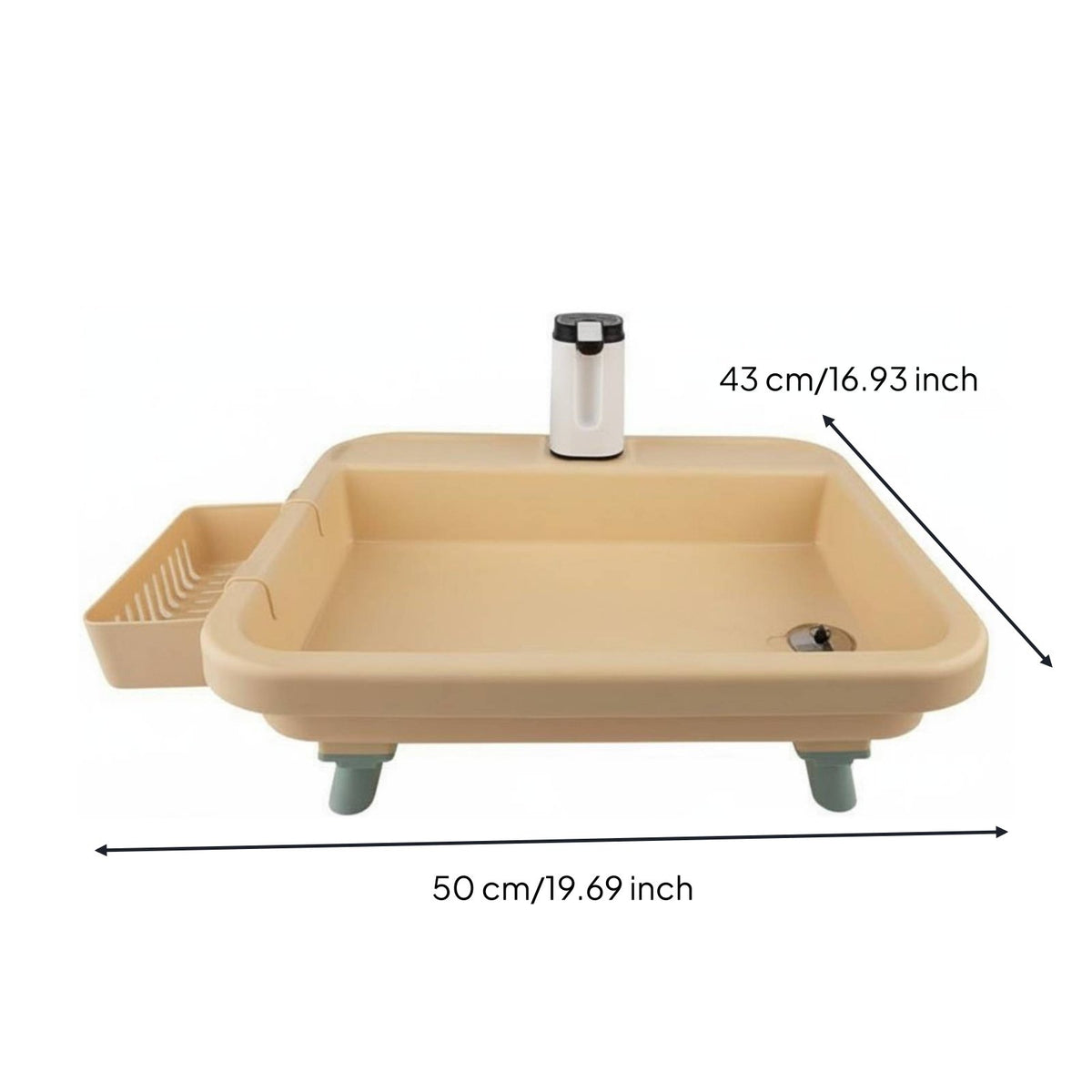 Portable Hand Washing Station Camping Wash Station with Faucet Materials Outdoor Sink with Electric Water Pump for RV Owners