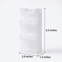 Lunch Box Ice Pack for Cool Box and Freezer Blocks, Large Hard Ice Packs for Lunch Box and Ice Blocks, Slim Ice Bag for Breast Milk, 20x10x3 cm