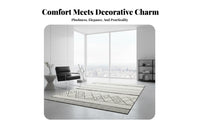 Soft Material Printed Crystal Velvet Rug Fade-Resistant Crystal Velvet Mat Reinforced Edges Foldable Living Room Carpet Odorless for Families, Homeowners, Renters, Bedroom, Entryway, Home Office, Bay Window