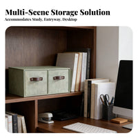 Retro Design Desktop Drawer Organizer Multi-Purpose Tabletop Drawer Unit Space-Saving Small Storage Drawers Sturdy Construction for Students, Adults, Crafters, Study Room, Entryway, Bookshelf, Bedroom