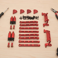 RC Car Damping System Kit Damping System Equipped with Shock Absorbers Reliable Hardware for Crawler Building