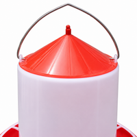 Poultry Feeder, Thickened Chicken Feeder for Backyard, Anti Spill Chick Feeder Bucket for Outdoor Poultry Farming