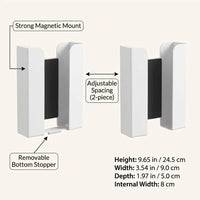 Bedroom Wall-Mounted Paper Dispenser for Students, Punch Tissue Box Holder for Home & Kitchen, Split Design, Versatile Bathroom Storage