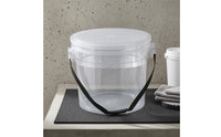 Car Wash Bucket Compact Lidded Bucket Easy to Store