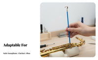 2 Pieces Two-functionFunction Ends Coil Hook Tool Versatile Wind Instrument Repair Kit Sturdy Musical Accessory Easy to Use for Musicians, Music Students, DIY Enthusiasts, Workshop, Emergency Repairs, Home Studio