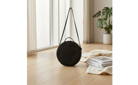 Round Storage Bag Portable Round Bag with Shoulder Strap Adjustable for Commuters, Commuting