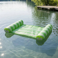 Lounging Inflatable Water Lounge Foldable Floating Lounge Bed for Pool