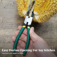 Durian Opener Tool Easy to Use Durian Shell Splitter Labor-Saving Fruit Ing Pliers for Home Cooks, Restaurant