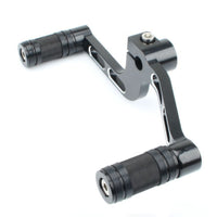 Knurled Motorcycle Gear Shifter with Pegs Metal Motorcycle Gear Selector Lever Long-Lasting Shifter Peg Easy to Install for Motorcyclists
