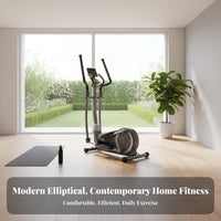 Self-Generating Elliptical Machine Commercial Grade Home Elliptical Smooth Effortless Motion Quiet Cross for Gym